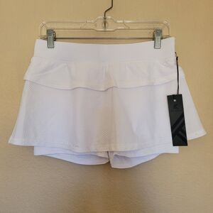 Kyodan White Tennis Skirt Skort Size Medium M Athletic Pickelball Shorts Nwt